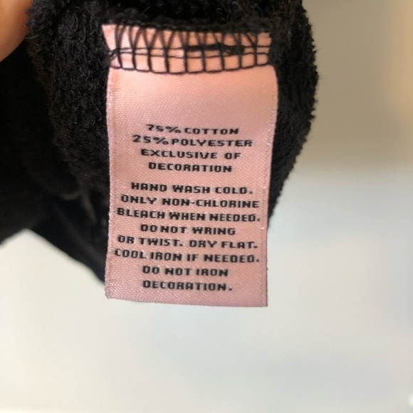 juicy Couture Black Sequin Zip Up Hoody. - Picture 8 of 10